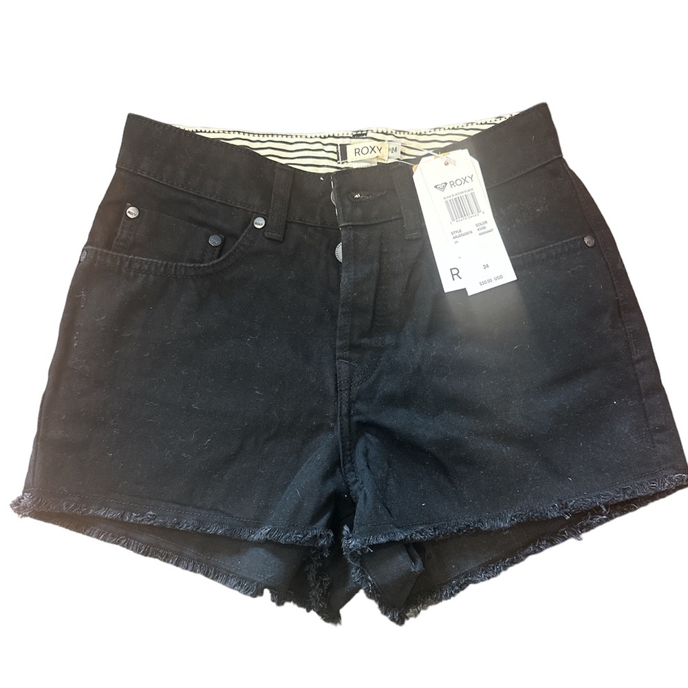 NWT Roxy Black Jean Shorts - Size 24